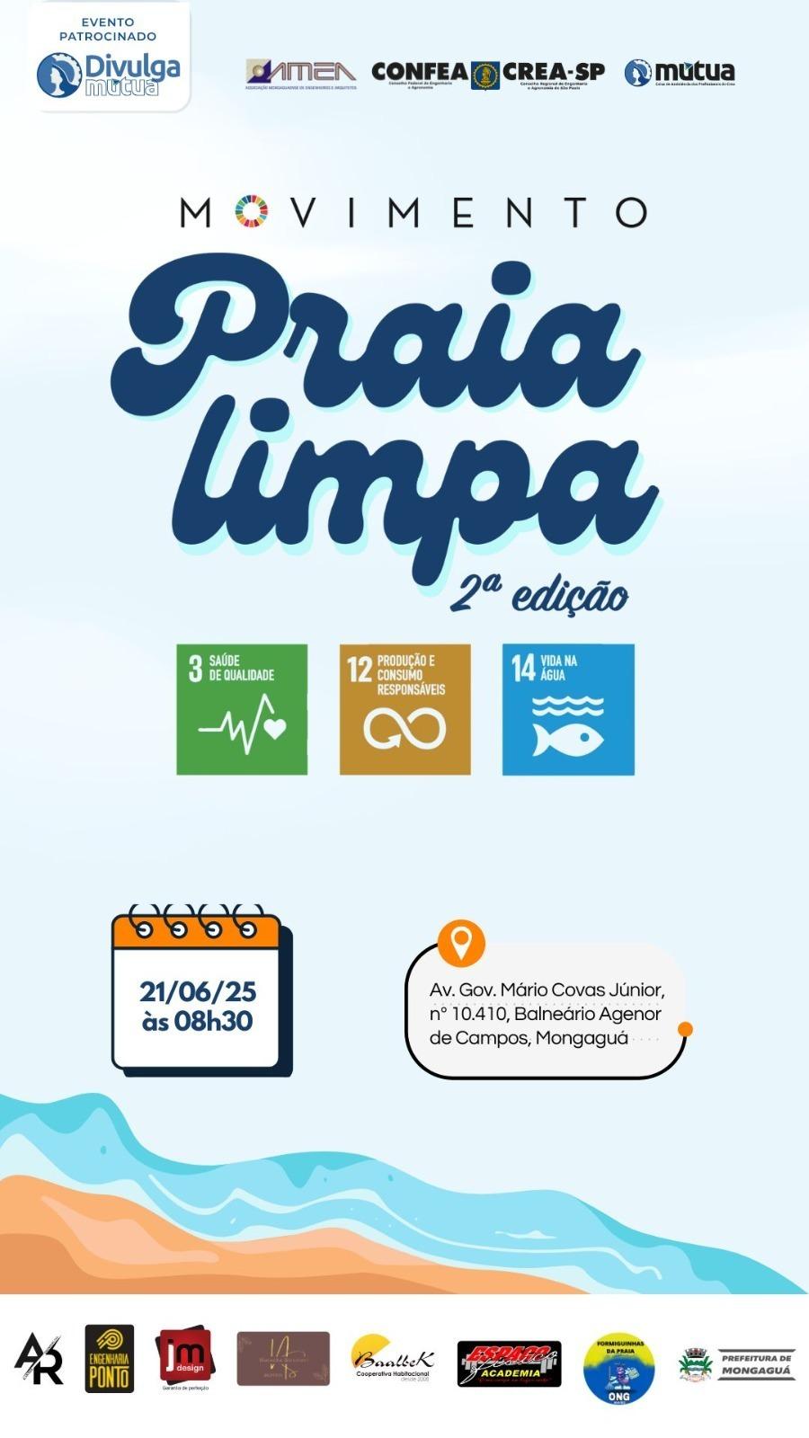 Formiguinhas da Praia - Mutirão de Limpeza de Praia em Mongagua/SP Formiguinhas da Praia - Mutirão de Limpeza de Praia em Mongagua/SP