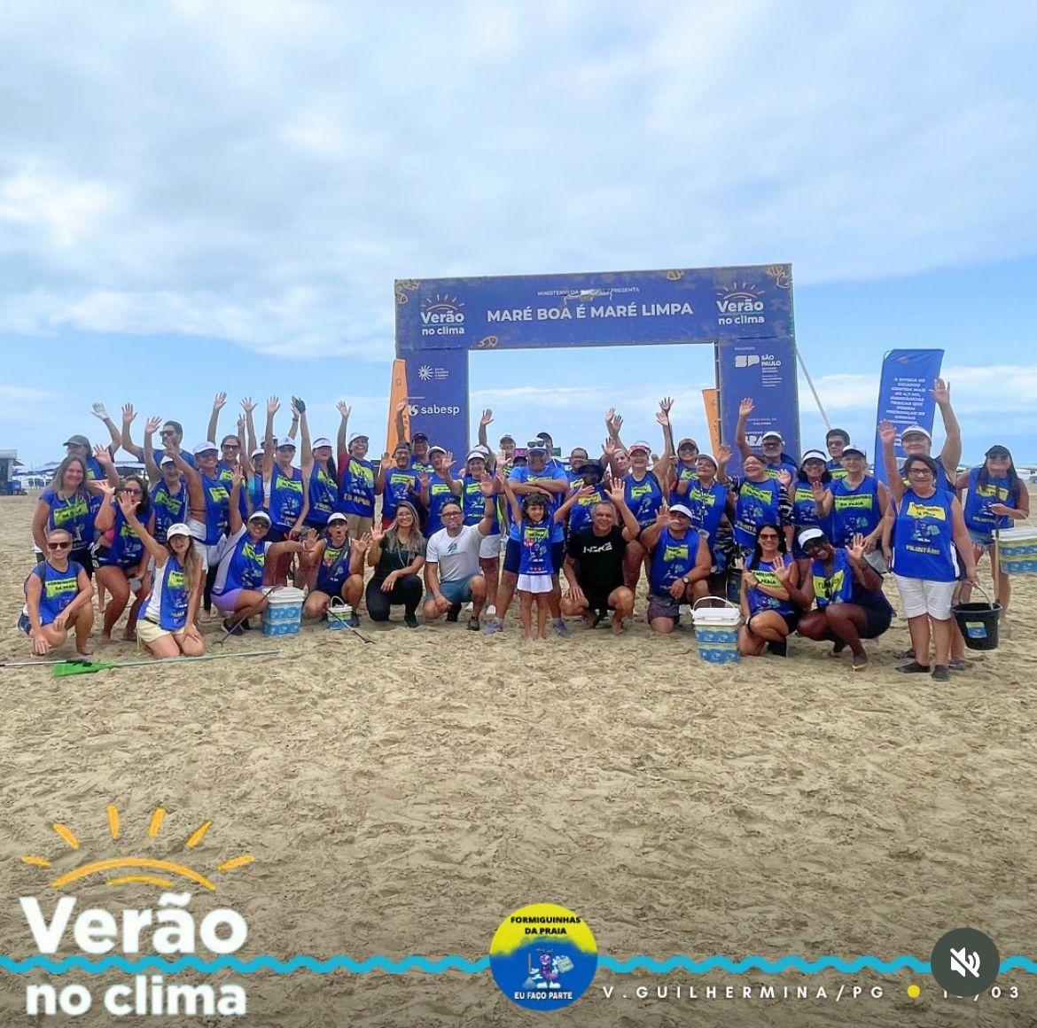 66° Mutirão de Limpeza Guilhermina Evento Verão no Clima