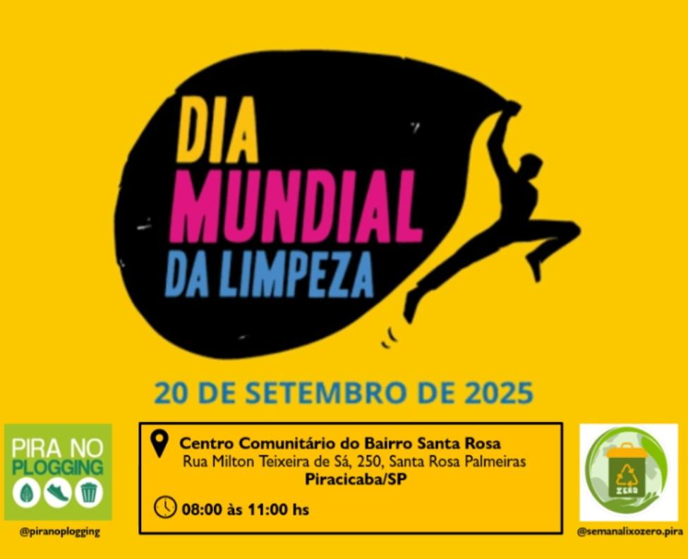 Dia Mundial da Limpeza 2025 Dia Mundial da Limpeza 2025