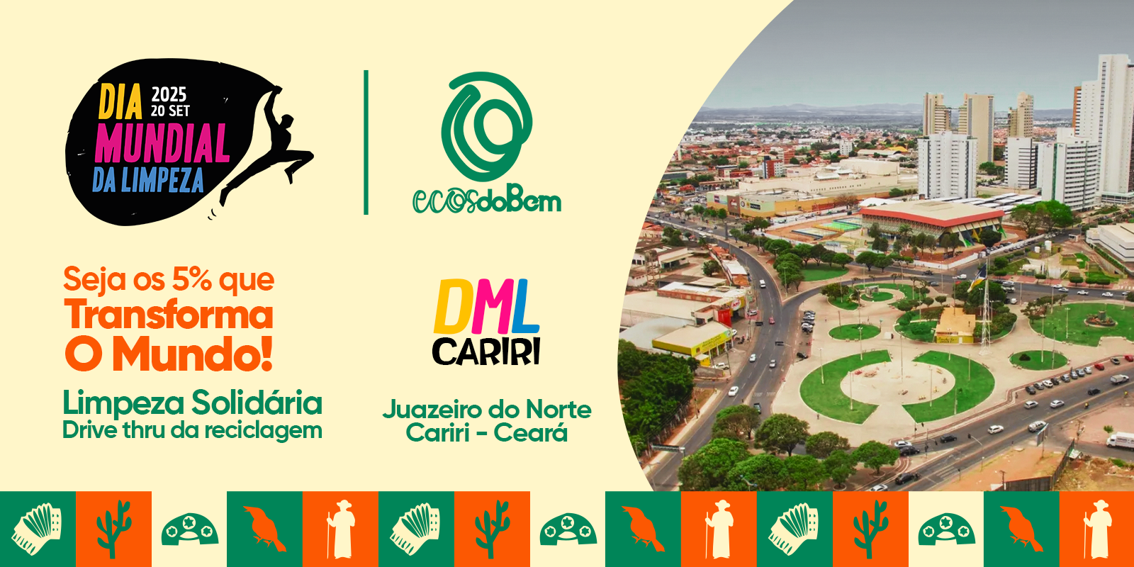 ECOS DO BEM - LIMPEZA SOLIDÁRIA|DRIVE THRU DA RECICLAGEM