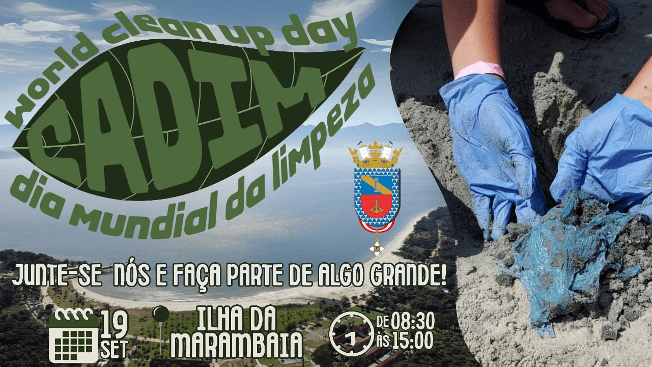 DIA MUNDIAL DA LIMPEZA NA ILHA DA MARAMBAIA - SEGUNDA EDIÇÃO