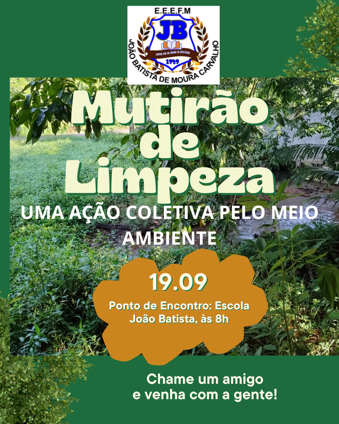Mutirão de limpeza: Uma Ação Coletiva pelo Meio Ambiente Mutirão de limpeza: Uma Ação Coletiva pelo Meio Ambiente
