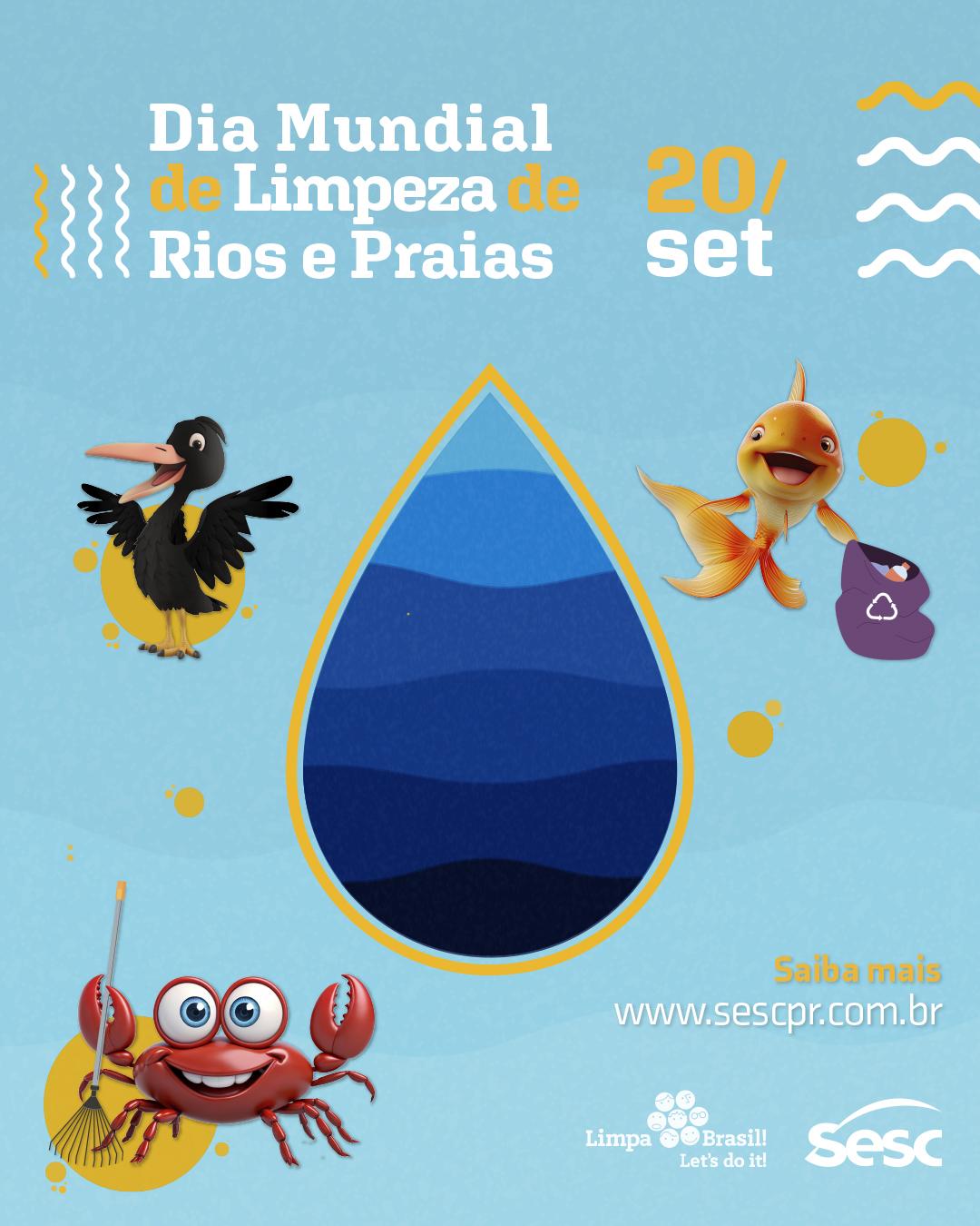 Sesc Pato Branco - Dia Mundial de Limpeza de Rios e Praias Sesc Pato Branco - Dia Mundial de Limpeza de Rios e Praias