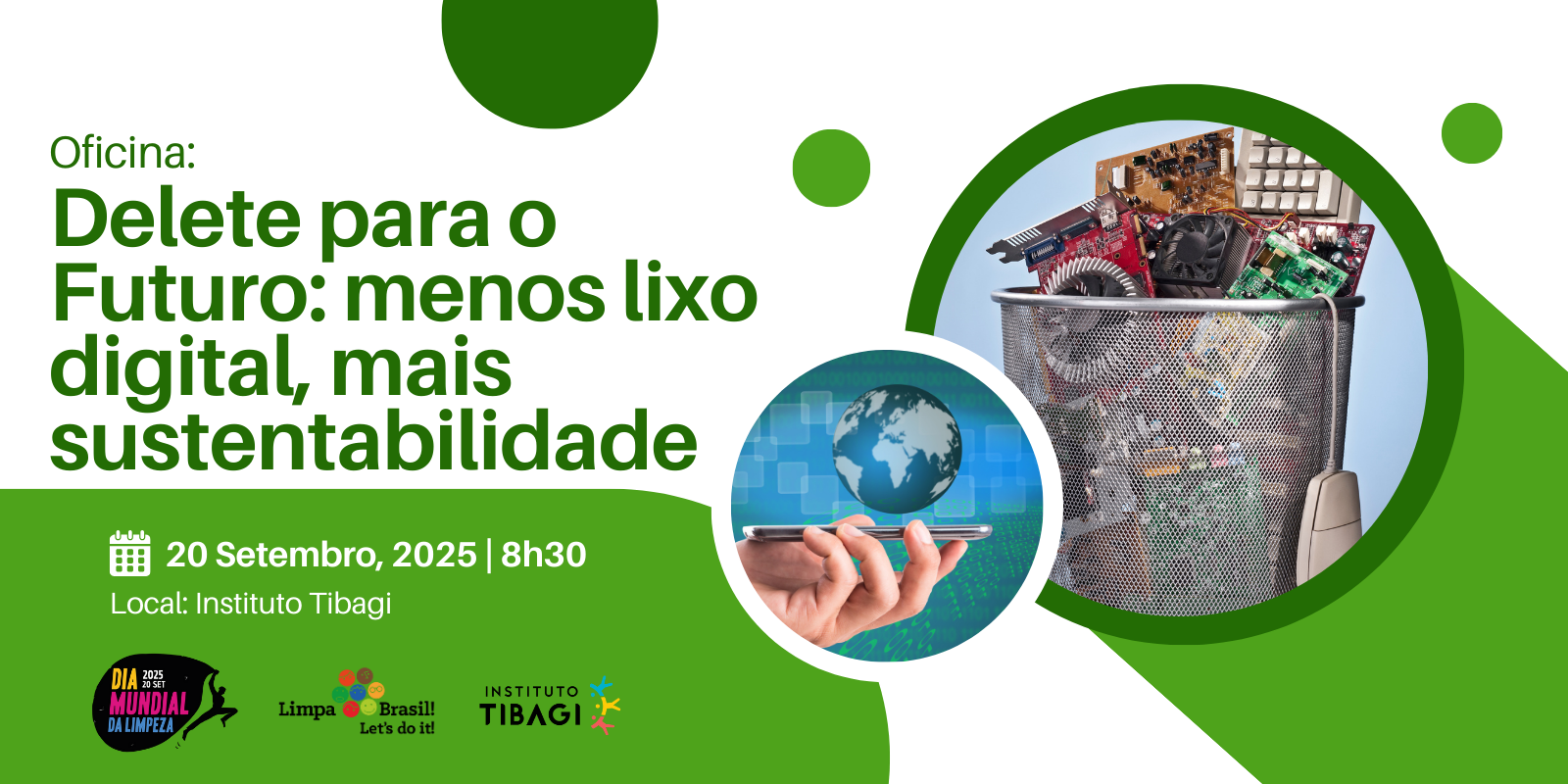Delete para o Futuro: menos lixo digital, mais sustentabilidade