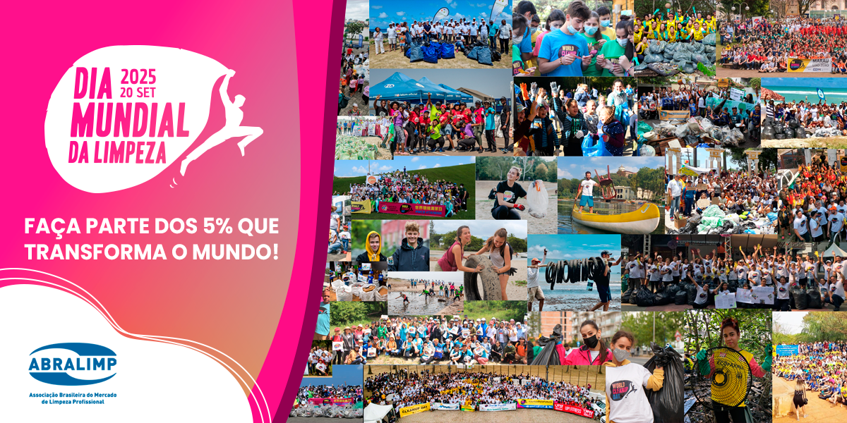 Dia Mundial da Limpeza - ABRALIMP - Florianópolis/SC
