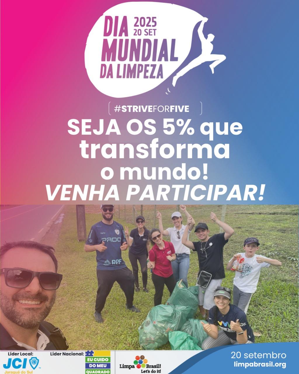 DIA MUNDIAL DA LIMPEZA - JCI JARAGUÁ DO SUL