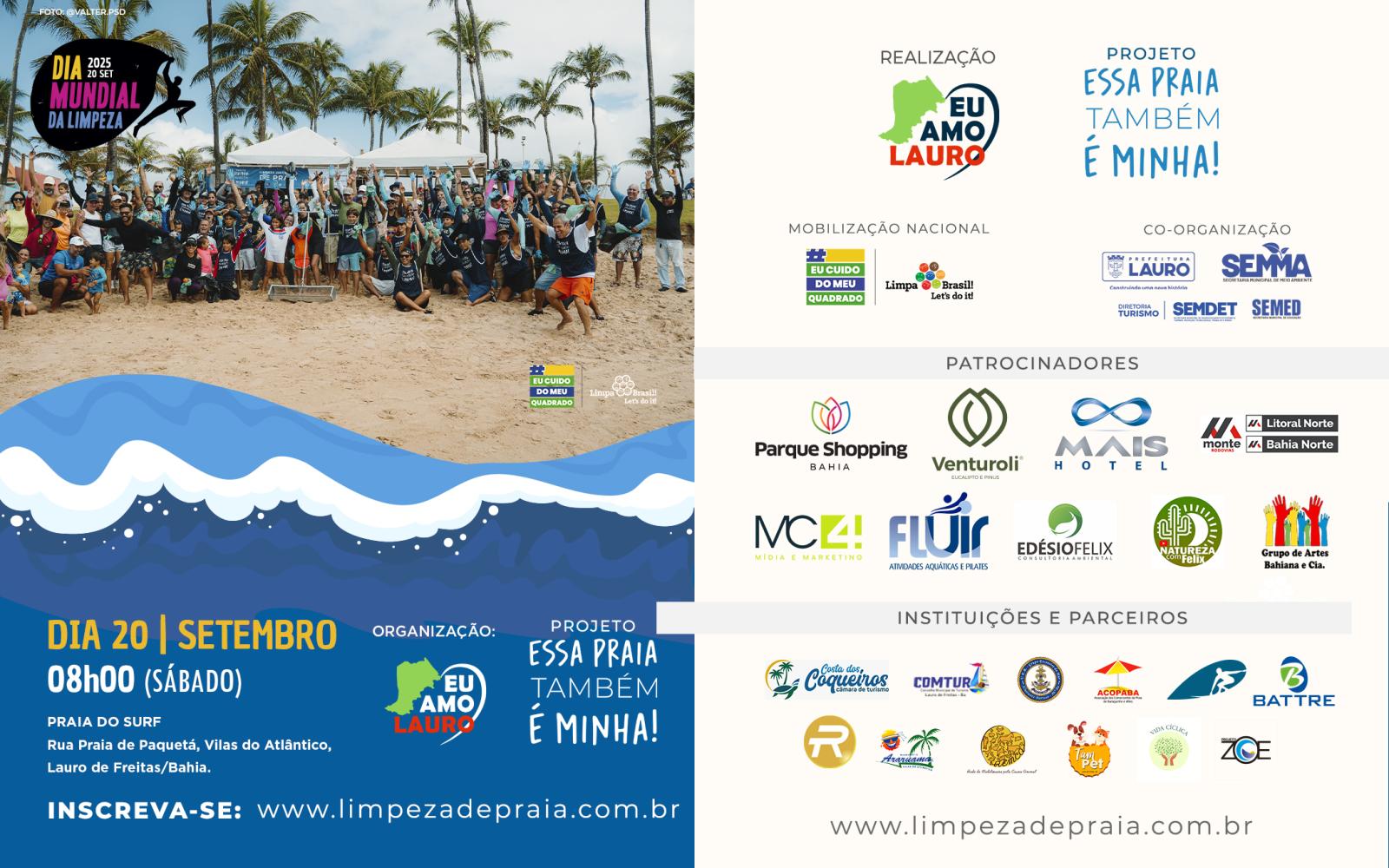 DIA MUNDIAL DA LIMPEZA | LAURO DE FREITAS - BAHIA