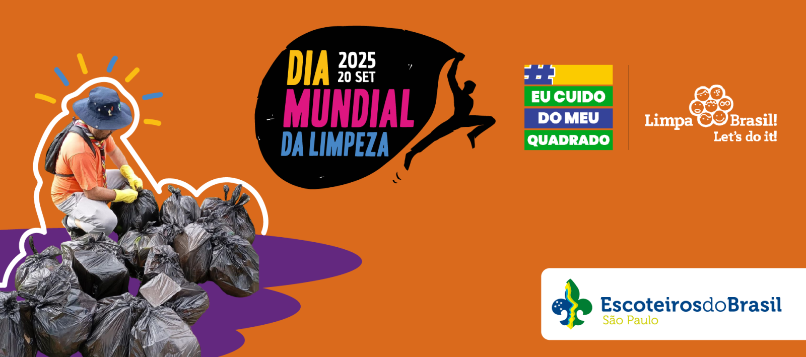 Dia Mundial da Limpeza - MutCom - Aniversário Parque da Previdência