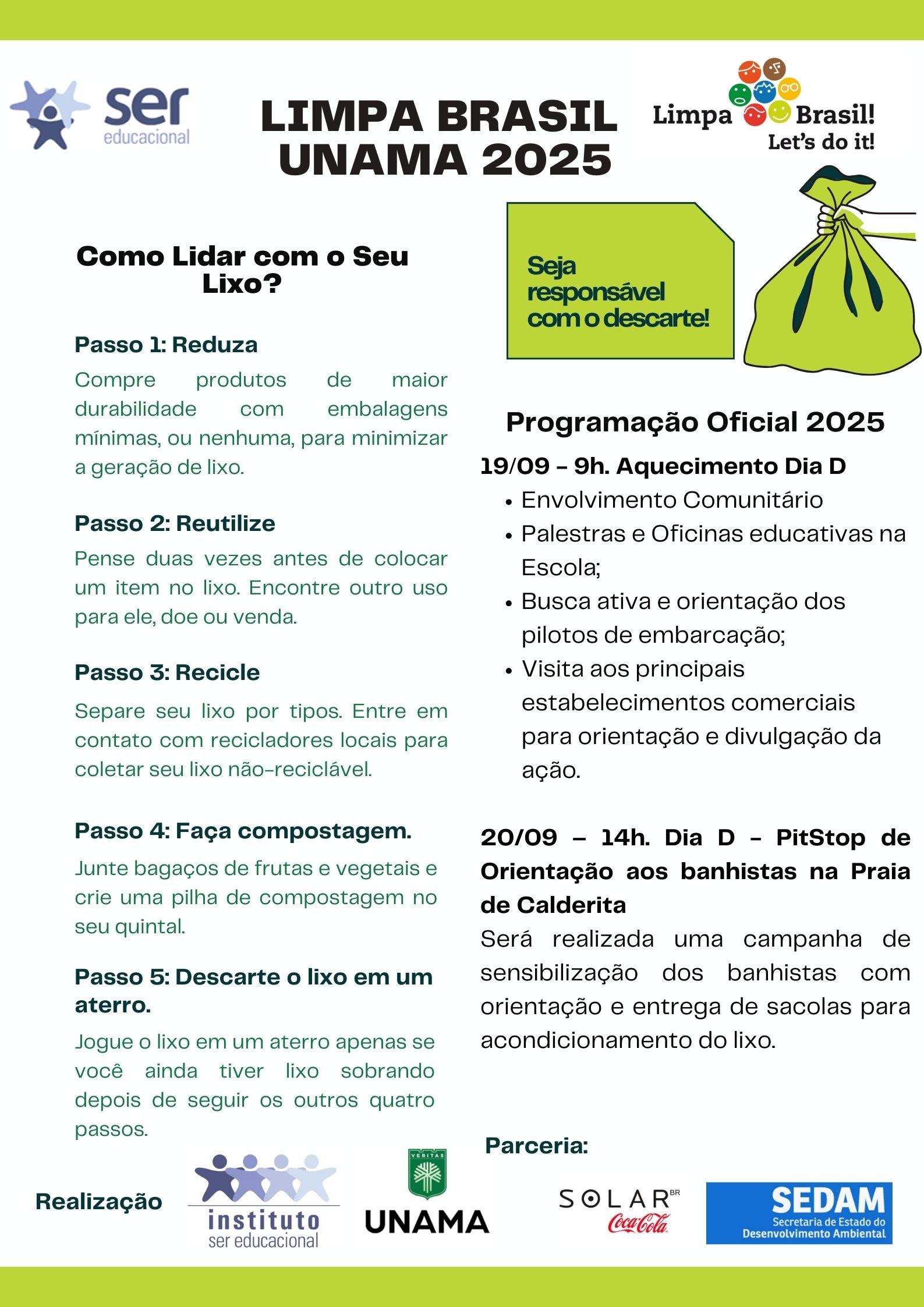 Dia Mundial de Limpeza - LIMPA BRASIL na  Vila de Calderita - Porto Velho-RO