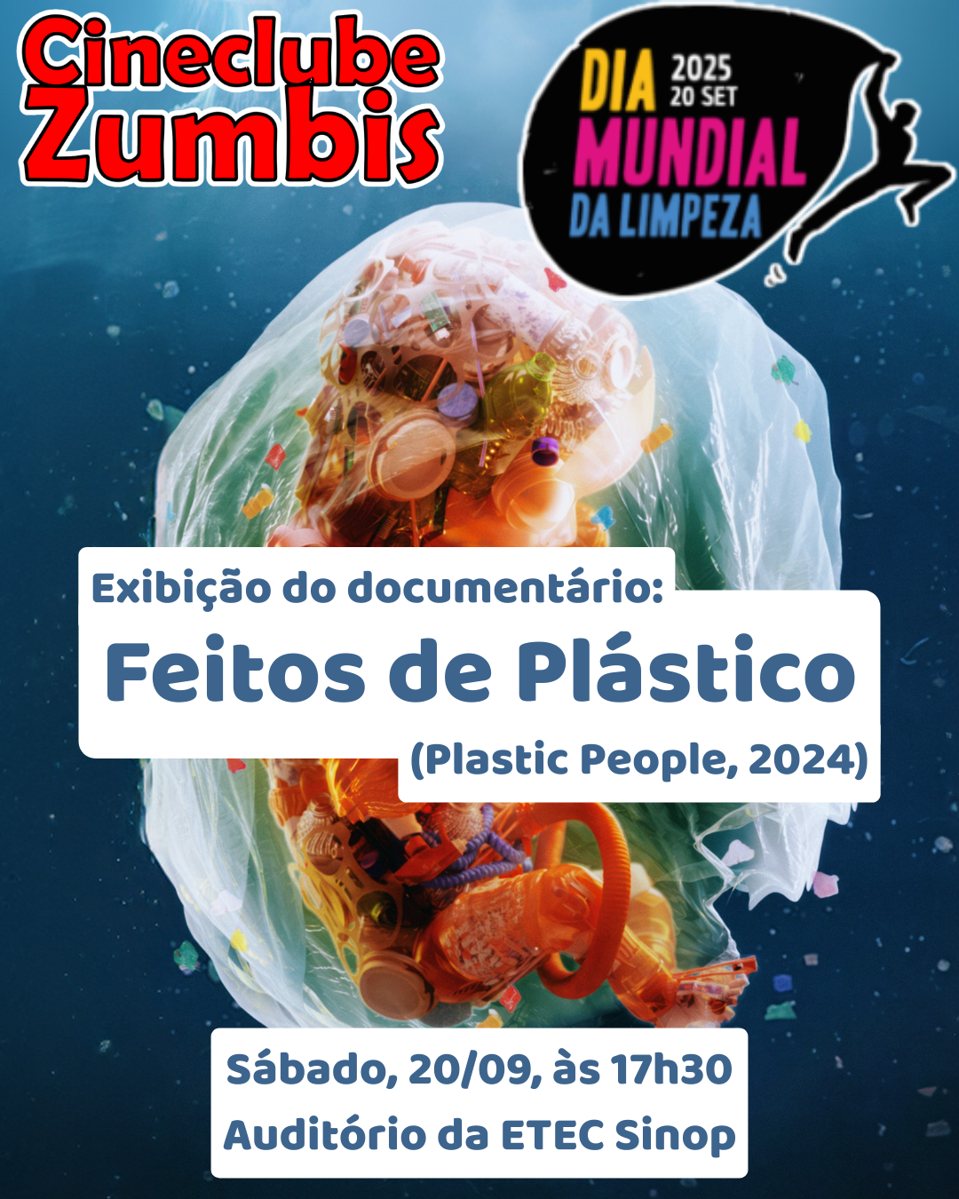 Exibição: Feitos de Plástico, no CIneclube Zumbis Exibição: Feitos de Plástico, no CIneclube Zumbis