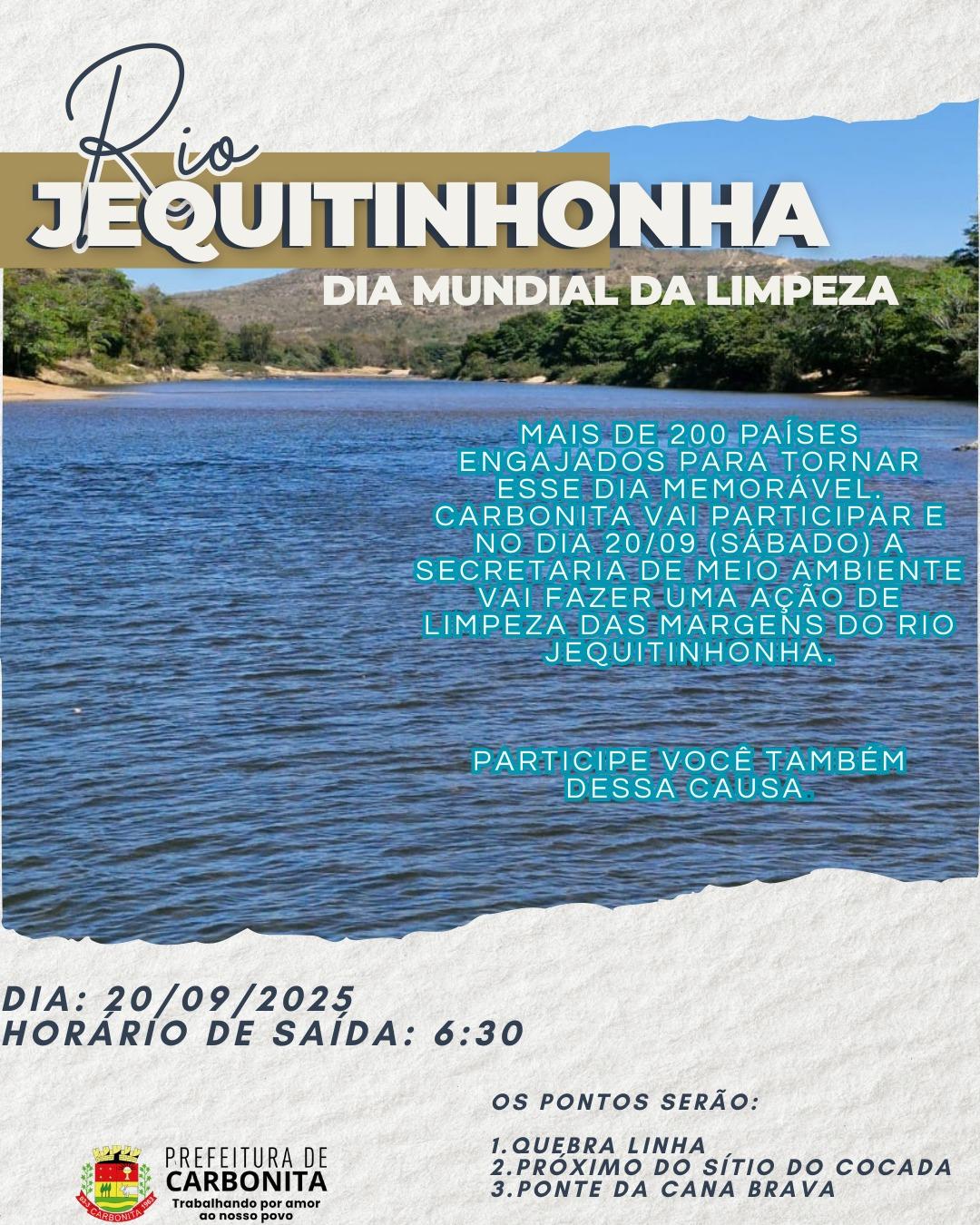 Limpa Rio Jequitinhonha de Carbonita Limpa Rio Jequitinhonha de Carbonita