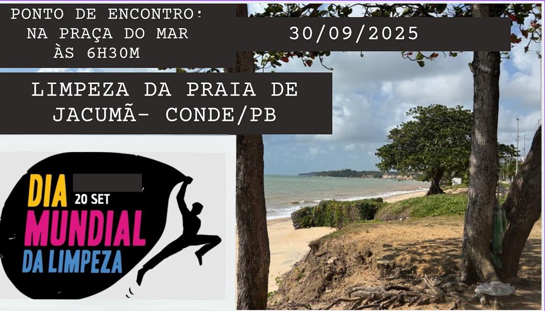 Limpeza da Praia de Jacumã - Conde/PB Limpeza da Praia de Jacumã - Conde/PB