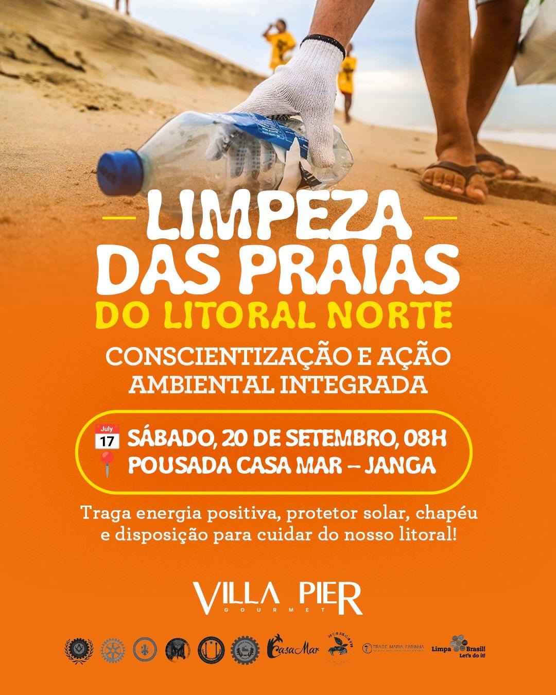 Limpeza das Praias do Litoral Norte - Conscientização e Ação Ambiental Integrada