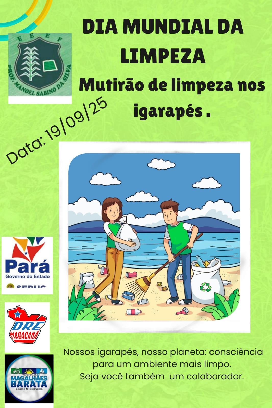 mutirao de limpeza