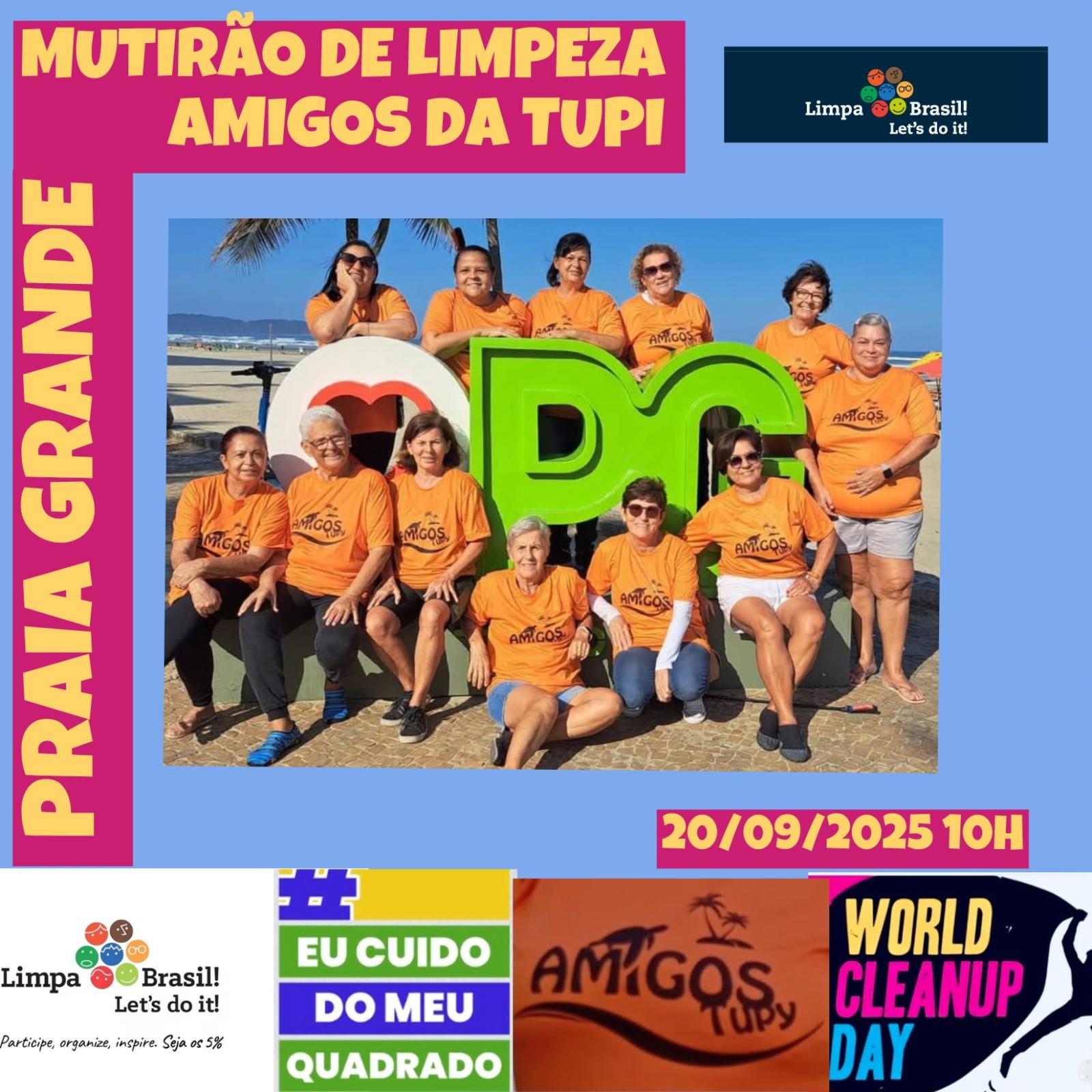 Mutirão de Limpeza Amigos da Tupi 