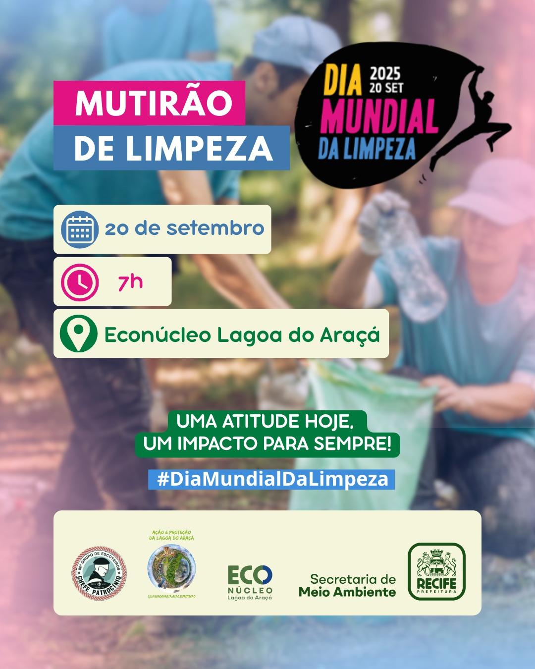 Mutirão de Limpeza da Lagoa do Araçá