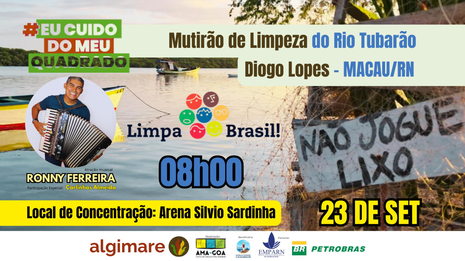 MUTIRÃO DE LIMPEZA DO RIO TUBARÃO MUTIRÃO DE LIMPEZA DO RIO TUBARÃO