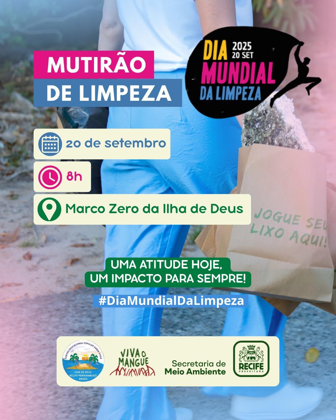 Mutirão de Limpeza na Ilha de Deus
