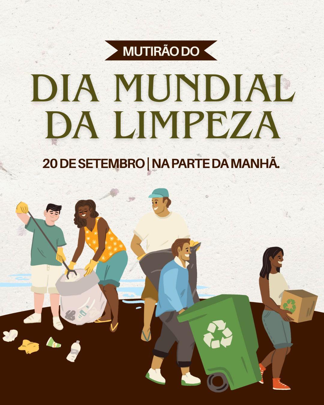 Mutirão do Dia Mundial da Limpeza - Parque Boa Vista - Varginha - MG
