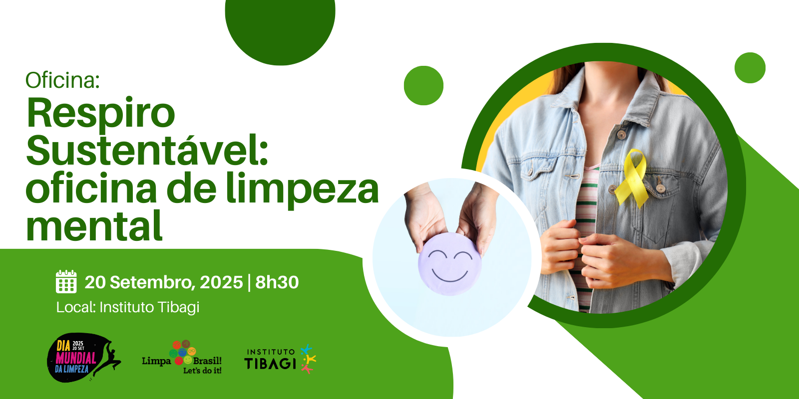 Respiro Sustentável: oficina de limpeza mental