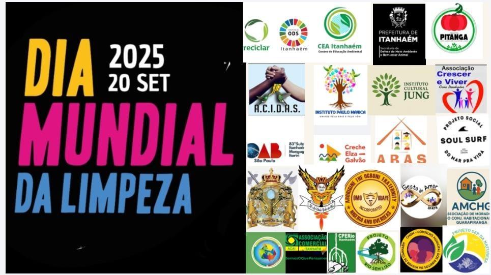 Todos pelo Meio Ambiente- Mutirão de Limpeza WORLD CLEANUP DAY /PREFEITURA DE ITANHAÉM Todos pelo Meio Ambiente- Mutirão de Limpeza WORLD CLEANUP DAY /PREFEITURA DE ITANHAÉM