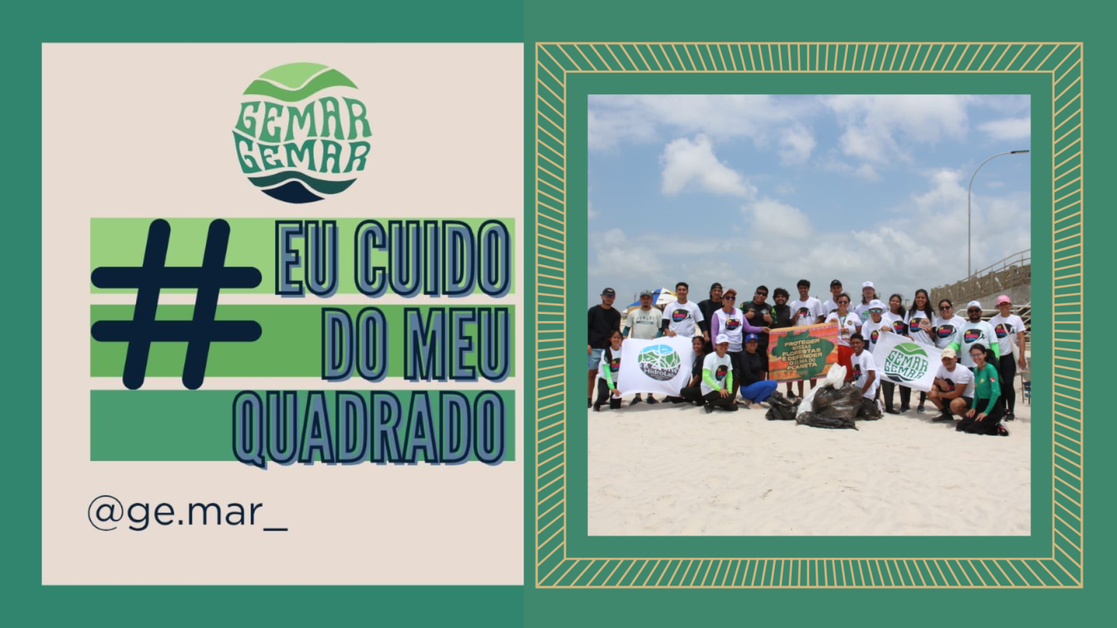 Ação de limpeza na Praia do Atalaia Ação de limpeza na Praia do Atalaia