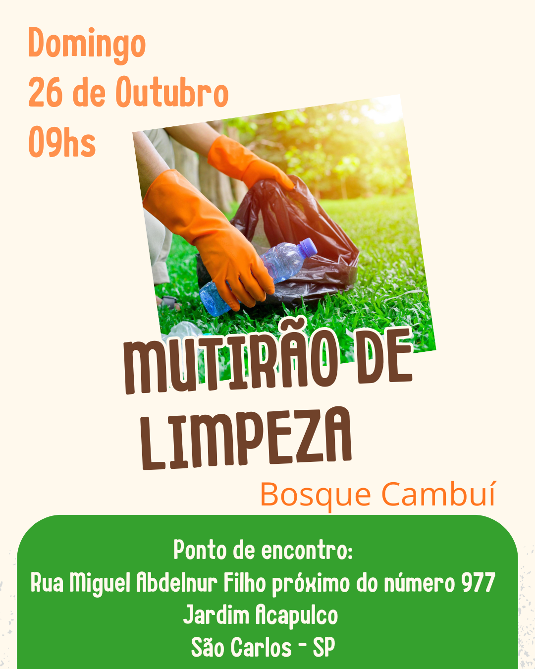 Mutirão no Bosque Cambui Parte II