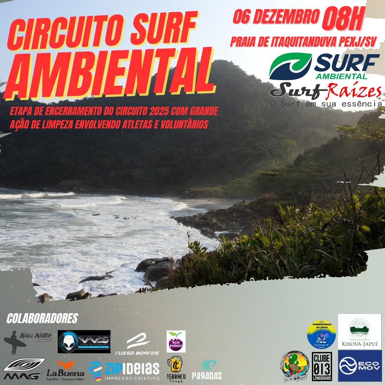 Formiguinhas da Praia _Circuito Surf Ambiental_Mutirãode Limpeza de Praia - Itaquitanduva/SV  