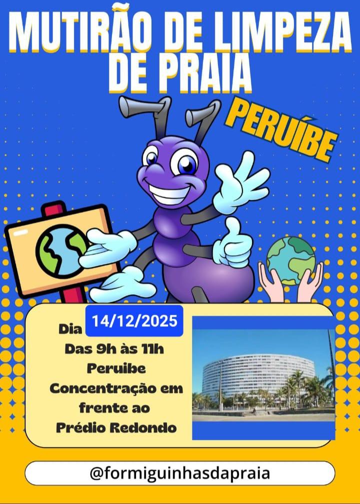 Formiguinhas da Praia _ Mutirão de Limpeza de Praia - Peruíbe/SP
