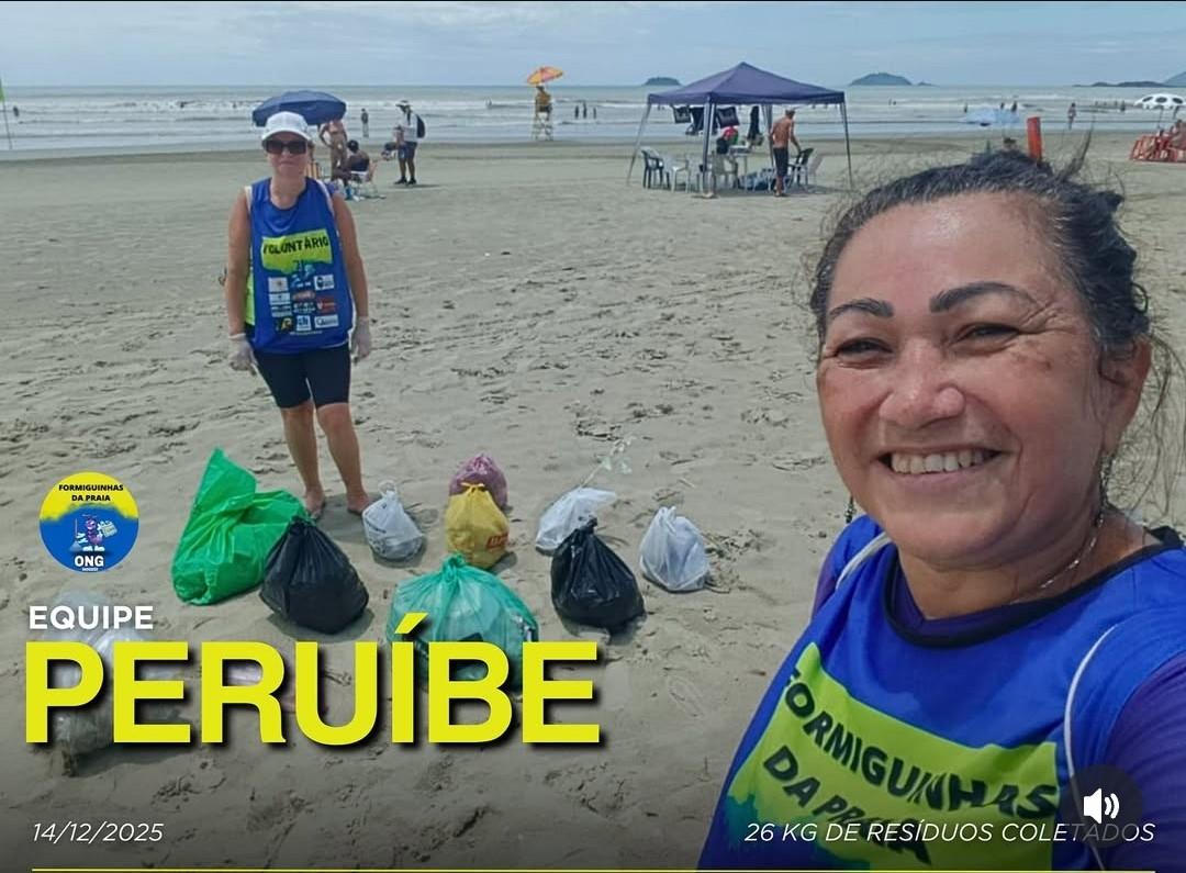 Formiguinhas da Praia _ Mutirão de Limpeza de Praia - Peruíbe/SP