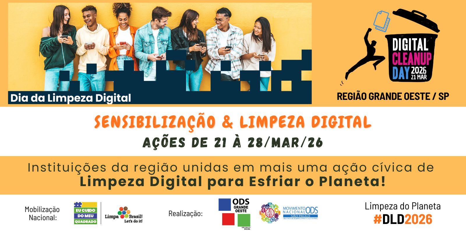 DLD RGO-SP 2026 - Dia da Limpeza Digital | Região Grande Oeste SP