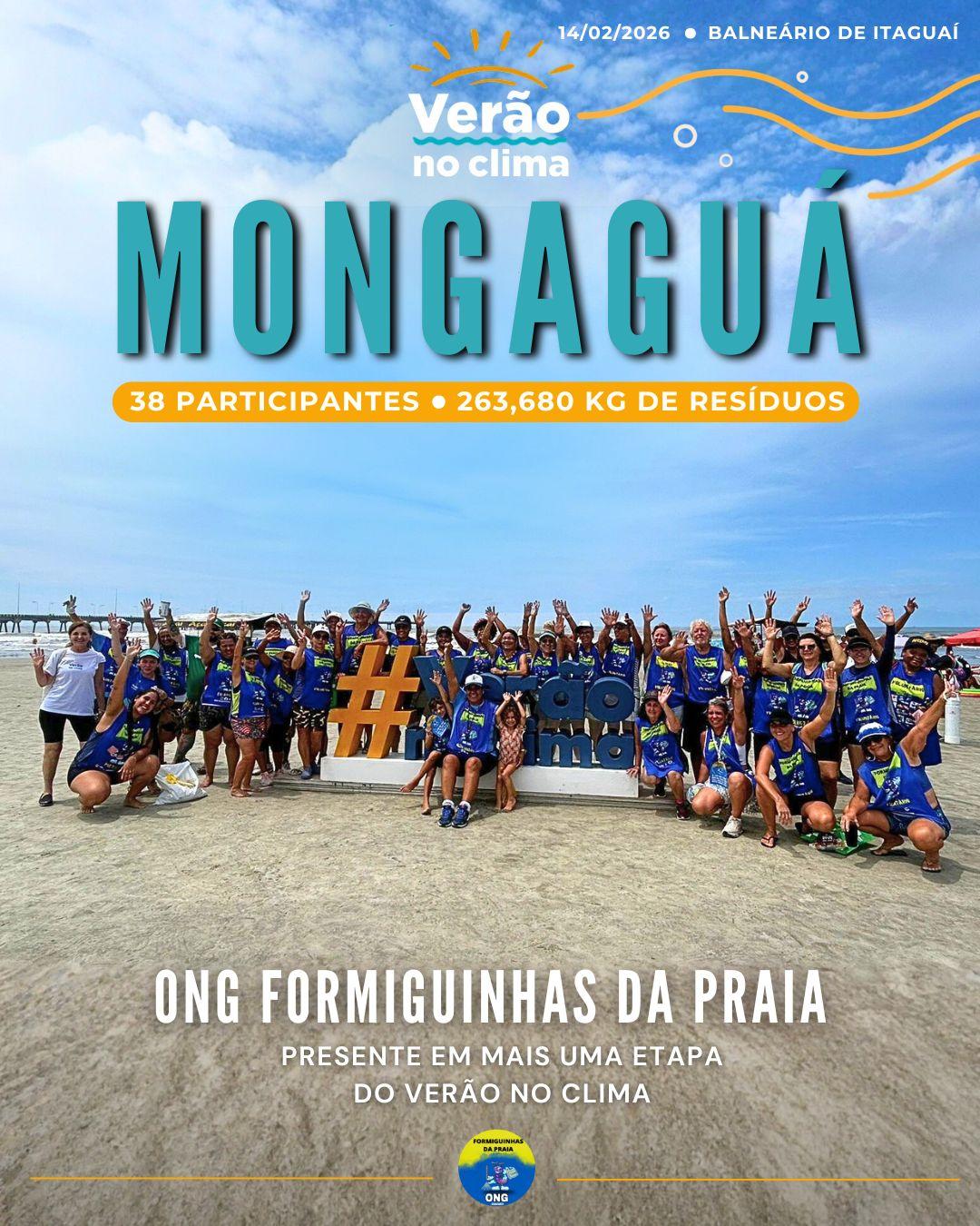 Formiguinhas da Praia _ 27° Mutirão de Limpeza de Praia_Evento Verão no Clima _ Mongaguá/SP