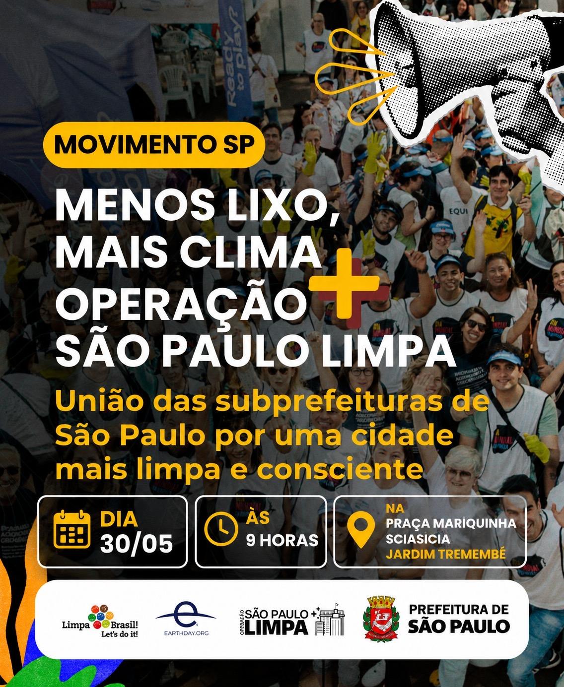 Mutirão de limpeza e conscientização ambiental - Jacana /Tremembe 