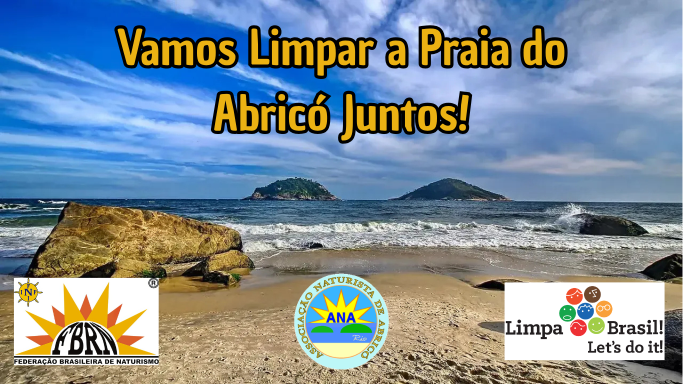 Mutirão de Limpeza na Praia Naturista do Abricó.