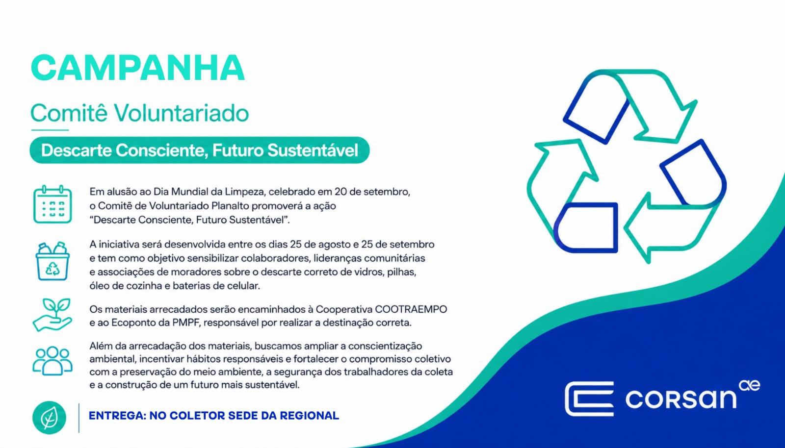 Descarte consciente, futuro sustentável!