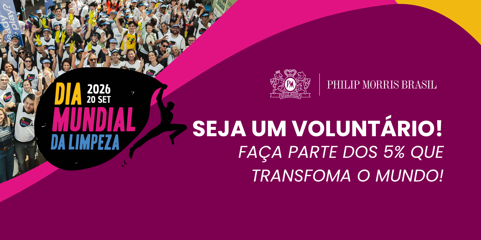 Dia Mundial da Limpeza 2026 - Centro, São Paulo/SP