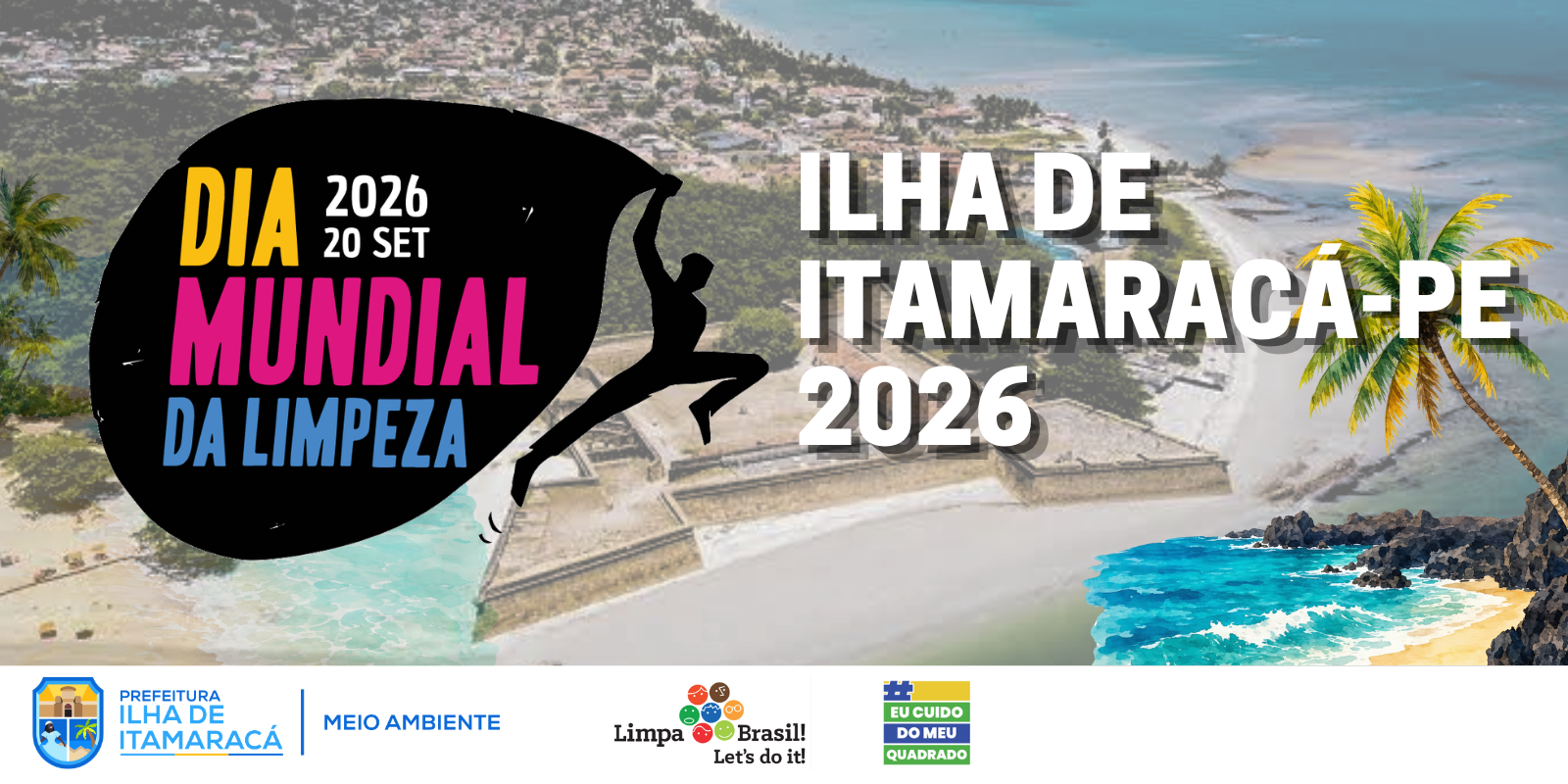 Dia Mundial da Limpeza 2026 - Ilha de Itamaracá-PE