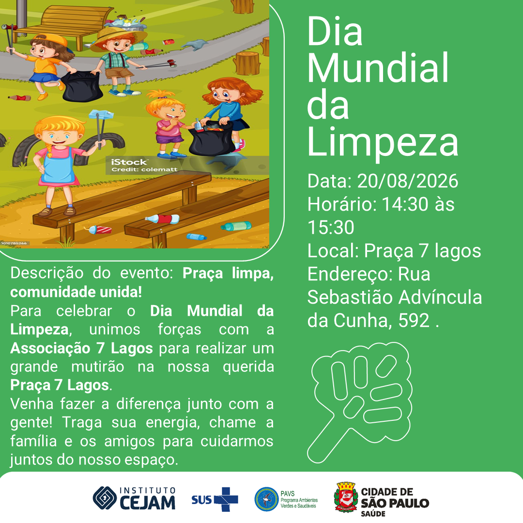 DIA MUNDIAL DA LIMPEZA 