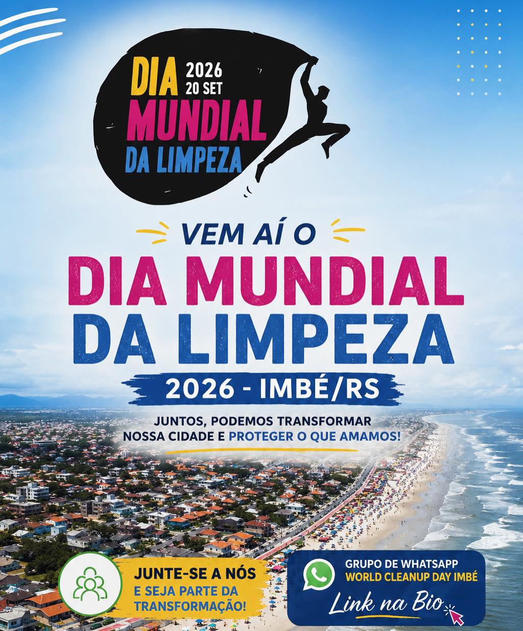 Dia Mundial da Limpeza Imbé/RS 2026