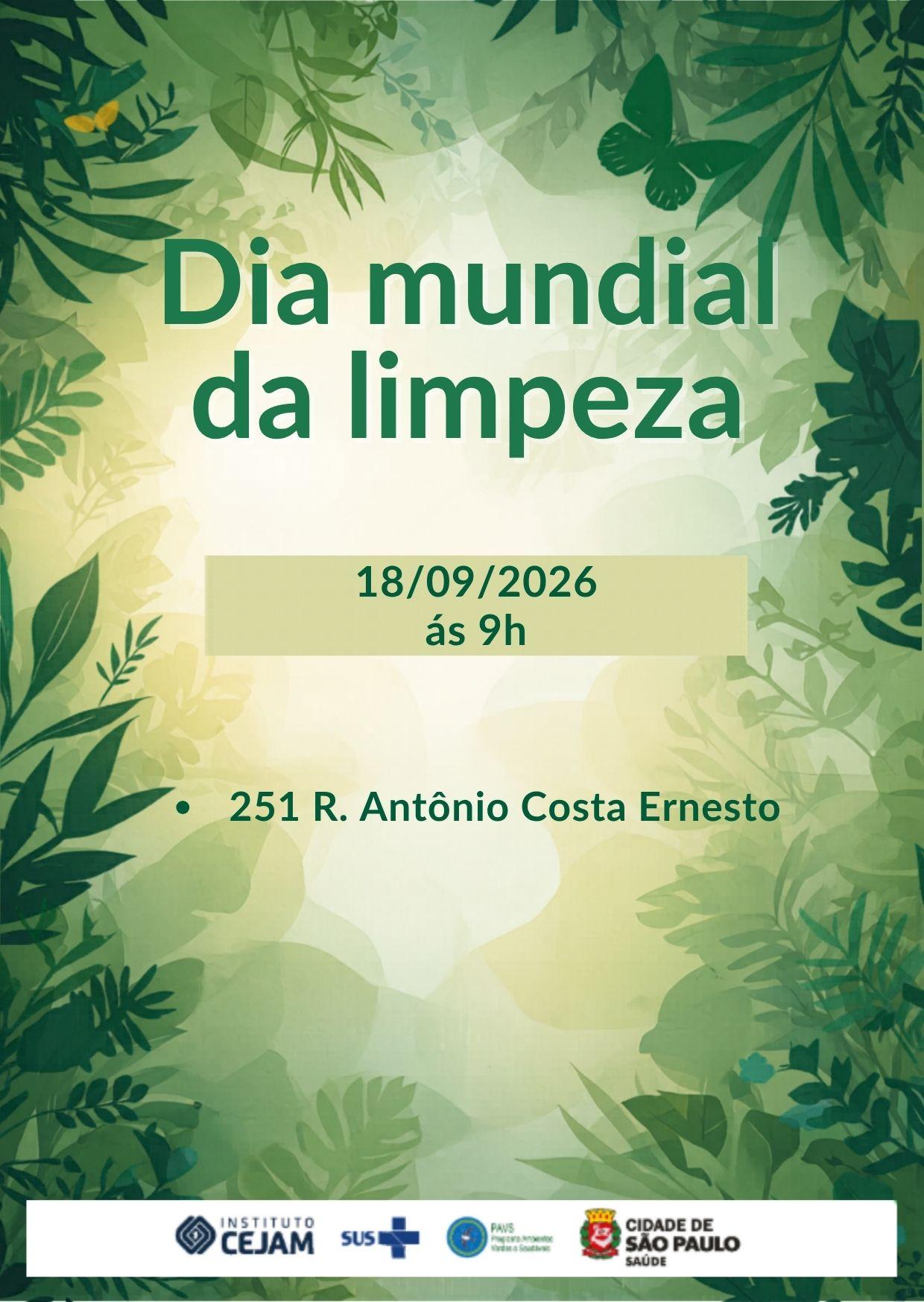 Dia mundial da limpeza  - UBS JARDIM MARACA
