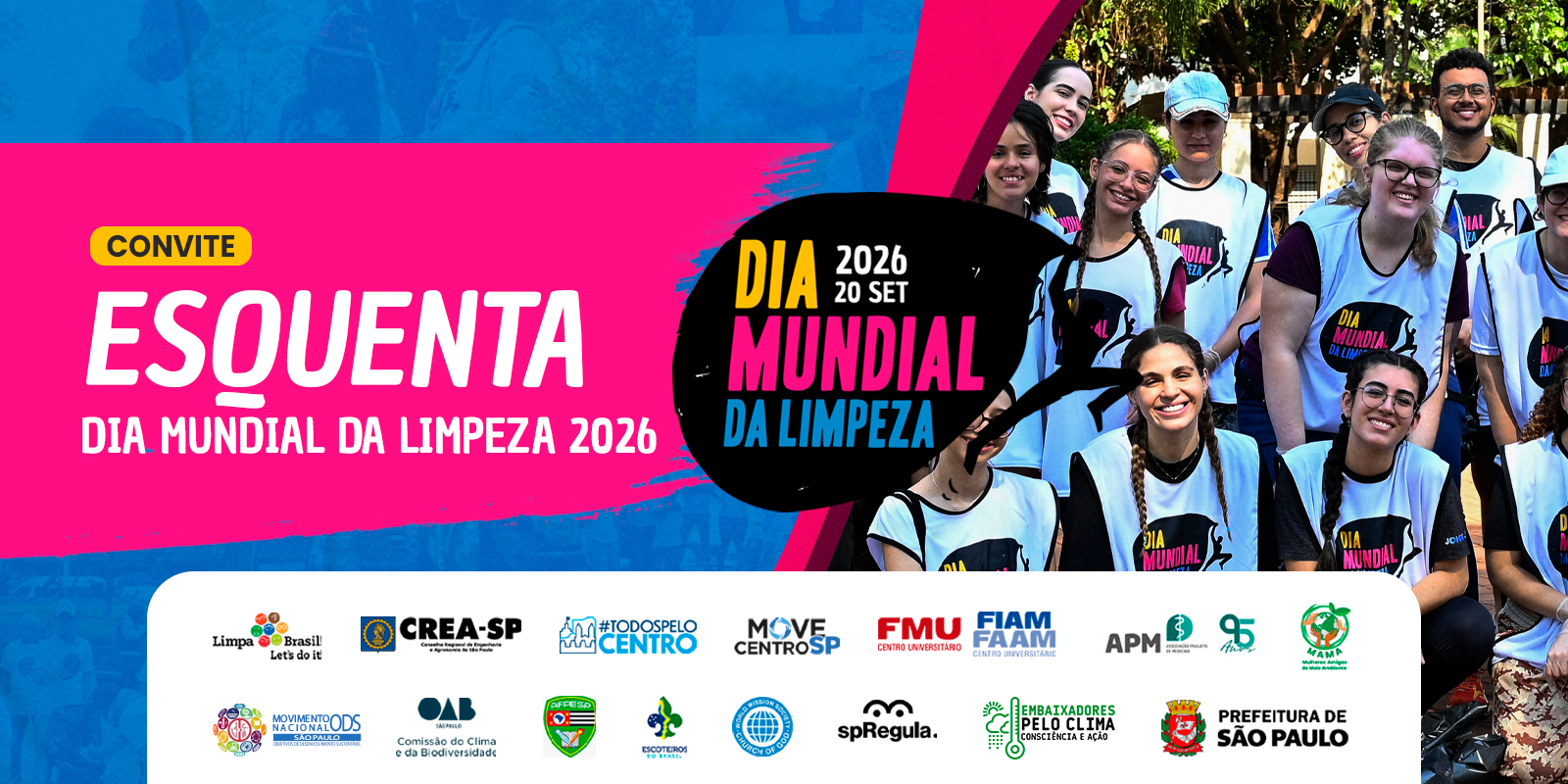 Esquenta Dia Mundial da Limpeza - Centro, São Paulo/SP
