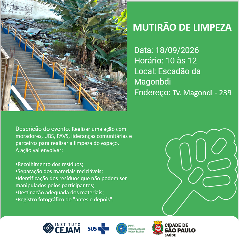 MUTIRÃO DE LIMPEZA