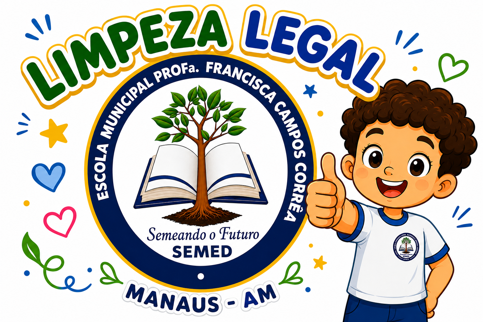 Profa Francisca Campos Corrêa: Limpeza Legal