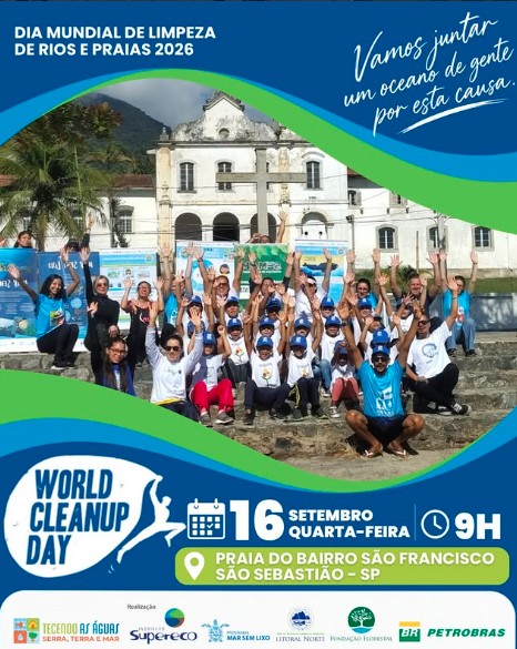 Clean up day - Mutirão de limpeza na praia do São Francisco