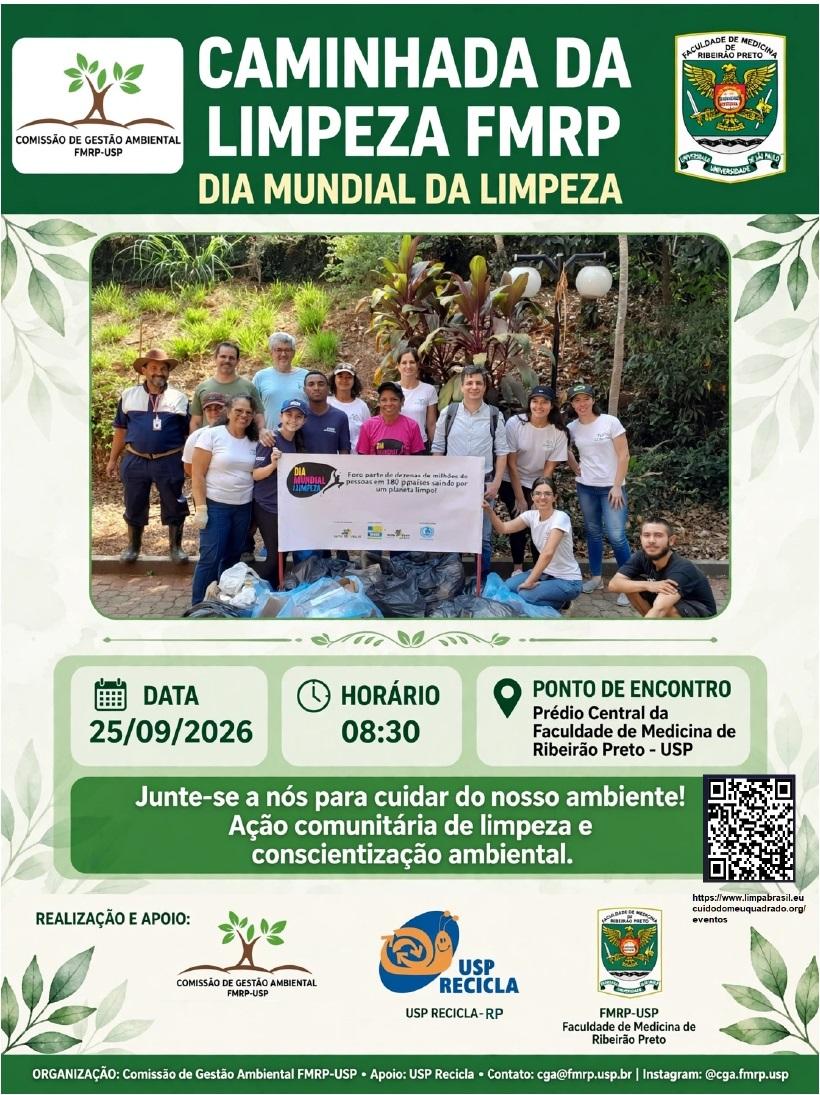 Caminhada da Limpeza - Faculdade de Medicina de Ribeirão Preto - USP