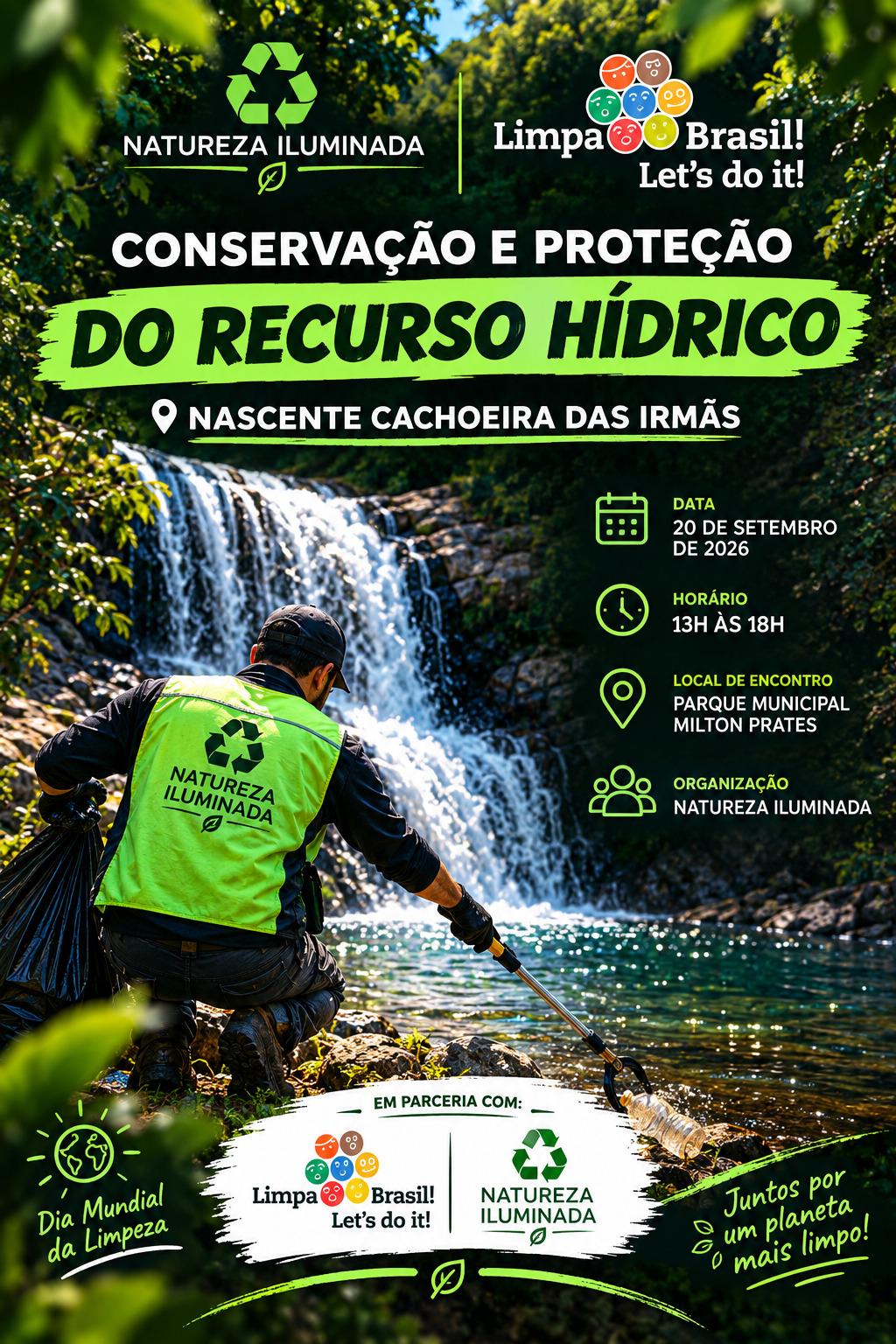 Conservação e proteção do Recurso Hídrico Nascente Cachoeira das Irmãs 