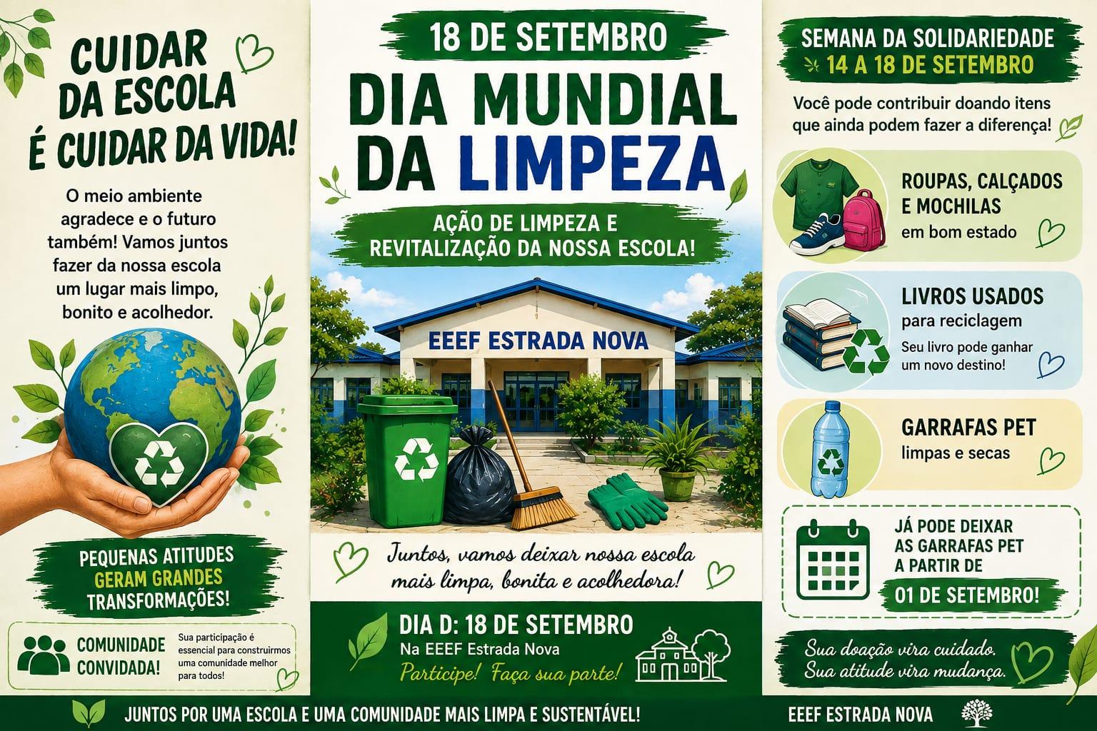 Cuidar da escola é cuidar da vida