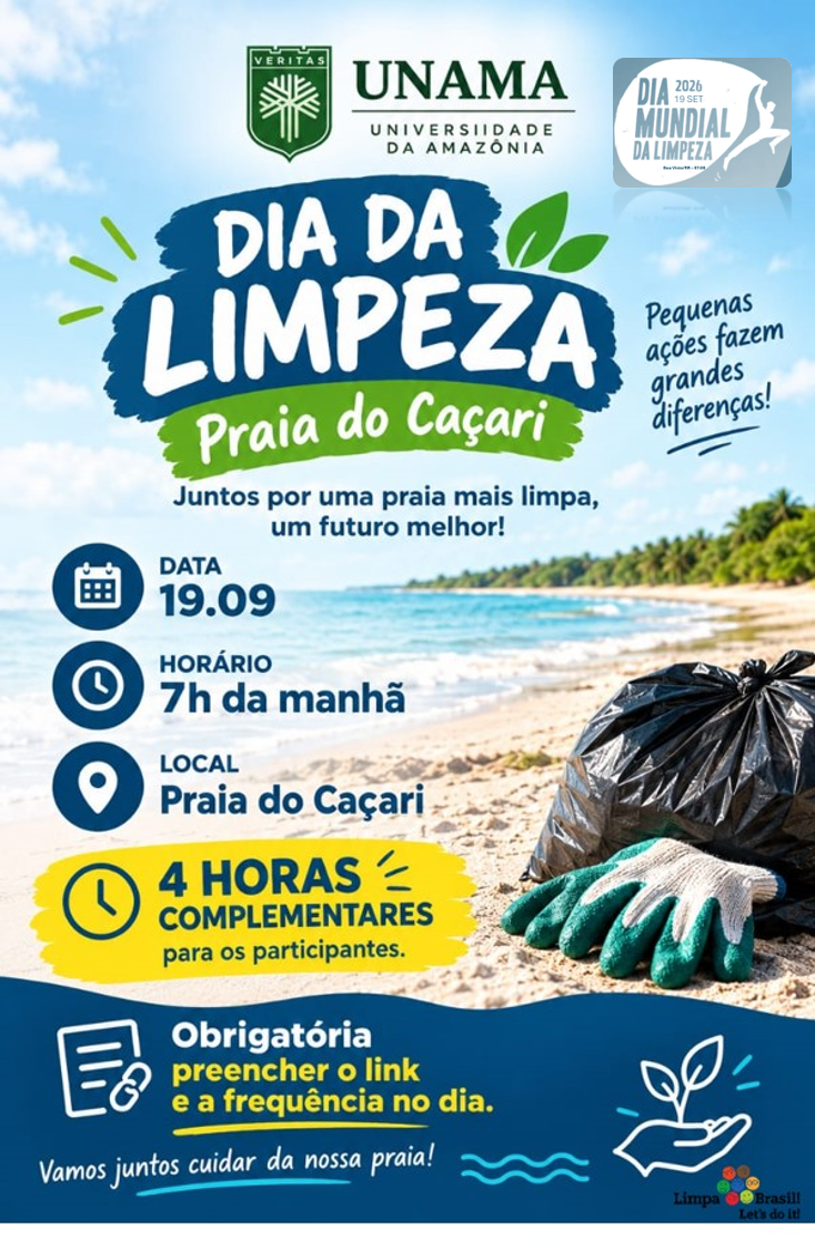 Dia da Limpeza - Praia do Caçari