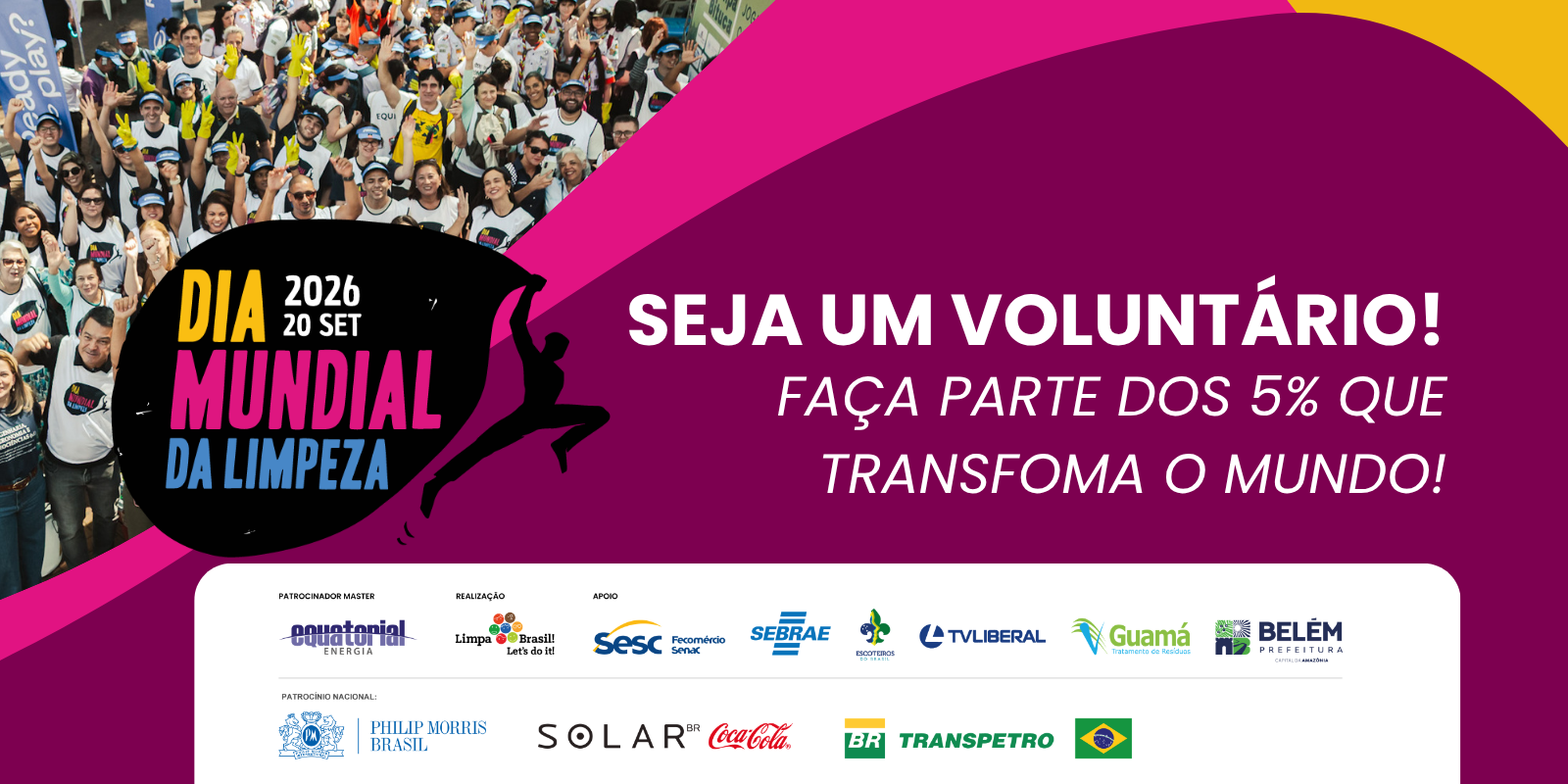 Dia Mundial da Limpeza 2026 - Belém/PA