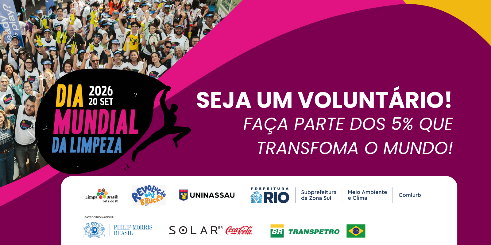 DIA MUNDIAL DA LIMPEZA 2026 - PRAIA DE COPACABANA